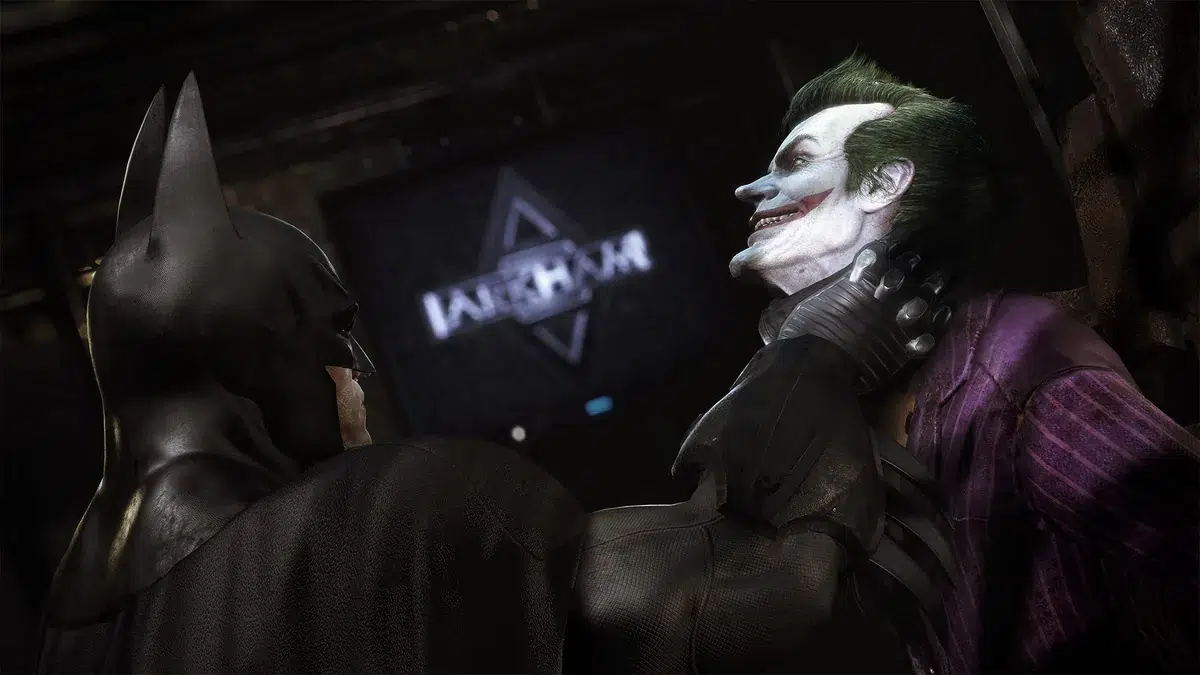 بتمن و جوکر در بازی Batman: Arkham Asylum نسخهٔ Return to Arkham