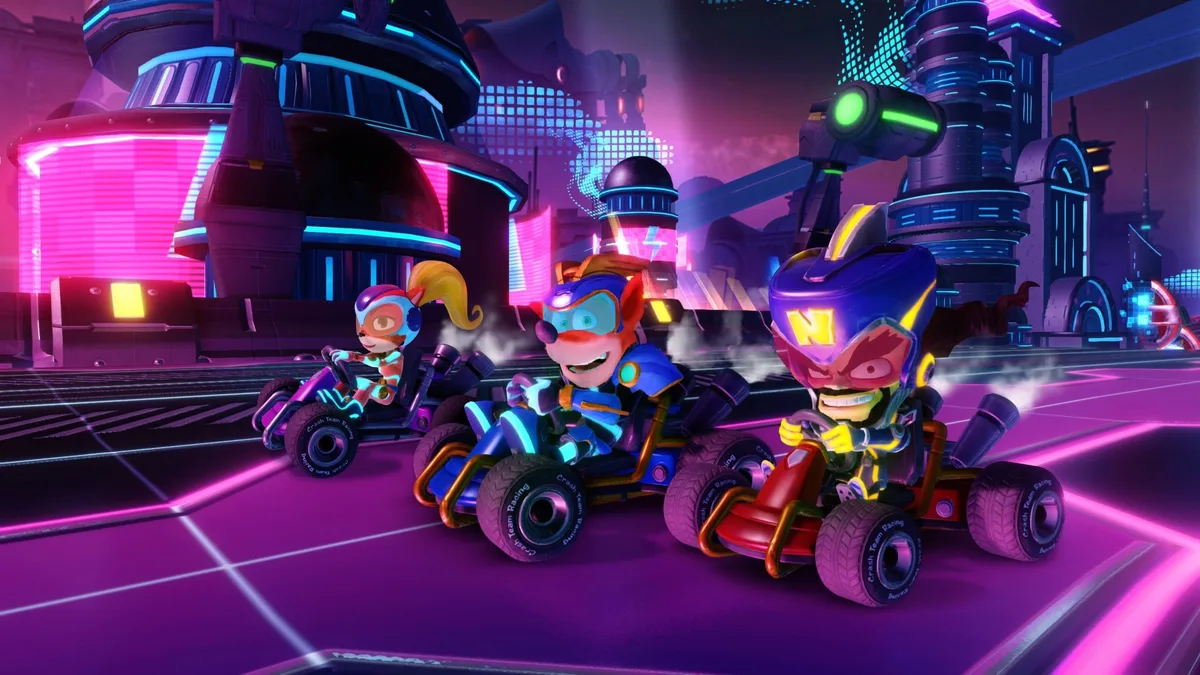 مسابقهٔ کارتینگ در Crash Team Racing Nitro-Fueled