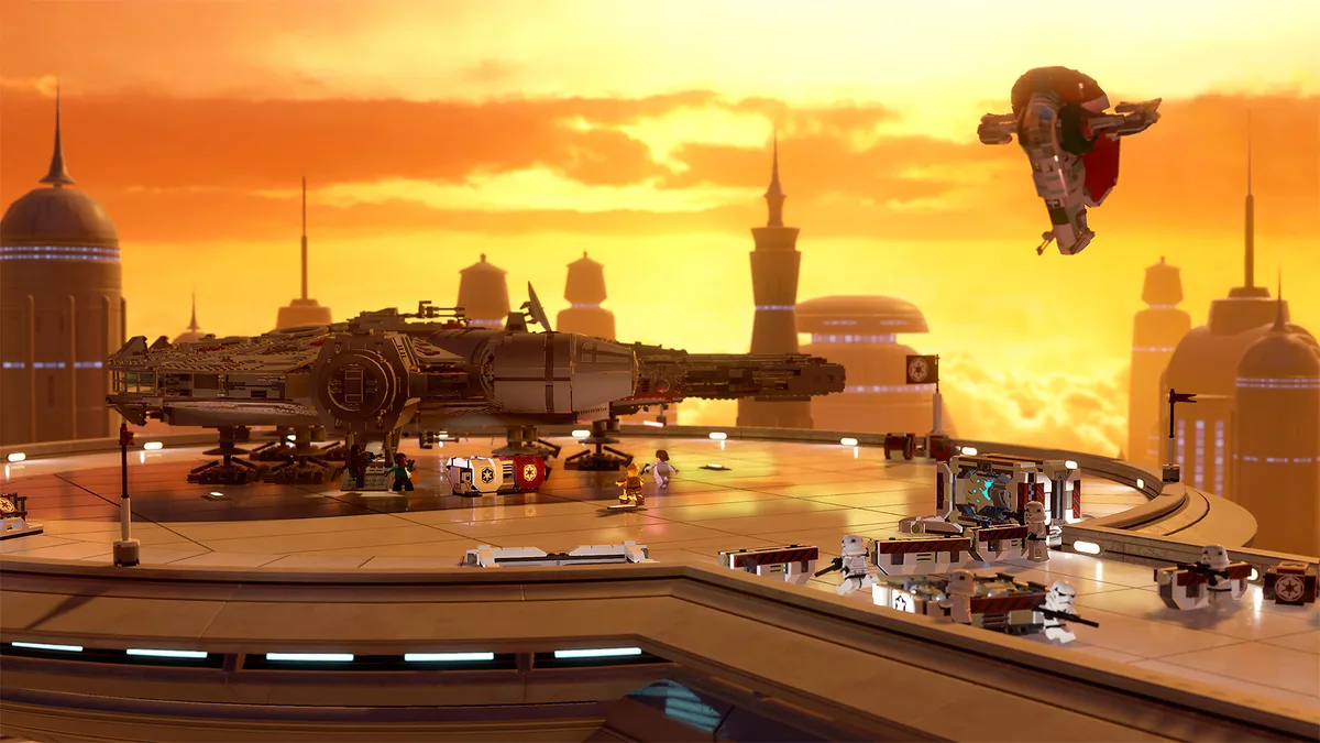 شهر و فضاپیماها در LEGO Star Wars: The Skywalker Saga