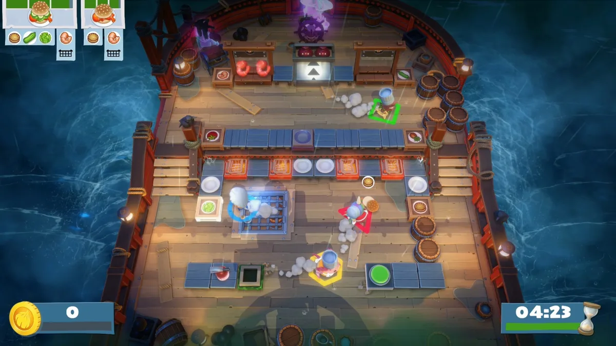 گیمپلی آشپزی چندنفره در Overcooked! All You Can Eat