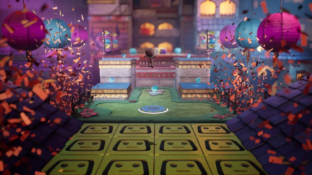 مرحلهای رنگارنگ از بازی Sackboy: A Big Adventure